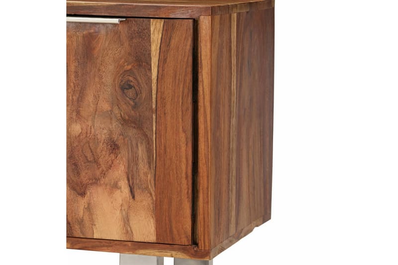 TV-taso kiinteä seesampuu hunajaviimeistelyllä 118x30x40 cm - Ruskea - Huonekalut - TV- & Mediakalusteet - Tv taso & Mediataso