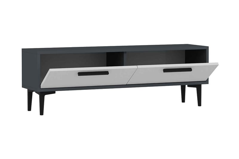 TV-taso Kockenhen 120 cm - Antrasiitti/Valkoinen - Huonekalut - TV- & Mediakalusteet - Tv taso & Mediataso
