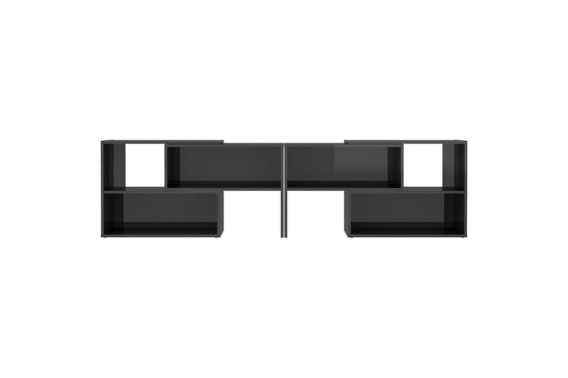 TV-taso korkeakiilto harmaa 149x30x52 cm lastulevy - Harmaa - Huonekalut - TV- & Mediakalusteet - Tv taso & Mediataso