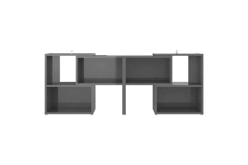 TV-taso korkeakiilto korkeakiilto harmaa 104x30x52 cm - Harmaa - Huonekalut - TV- & Mediakalusteet - Tv taso & Mediataso