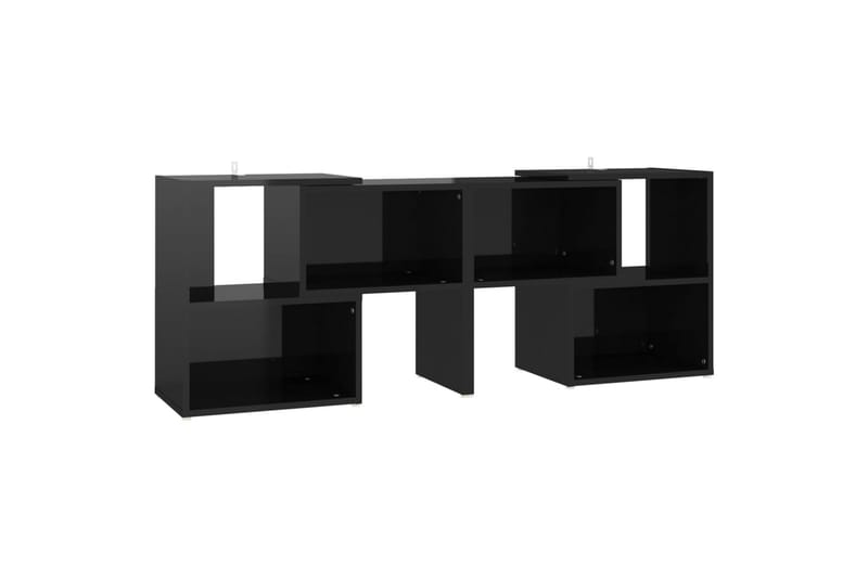 TV-taso korkeakiilto musta 104x30x52 cm lastulevy - Musta - Huonekalut - TV- & Mediakalusteet - Tv taso & Mediataso
