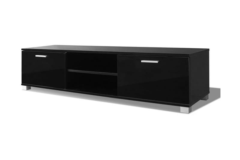 TV-taso Korkeakiilto musta 140x40,3x34,7 cm - Musta - Huonekalut - TV- & Mediakalusteet - Tv taso & Mediataso