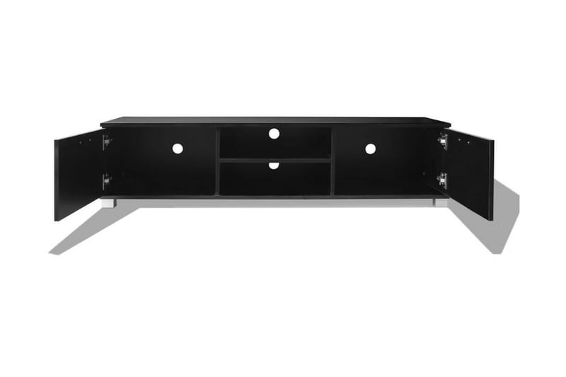TV-taso Korkeakiilto musta 140x40,3x34,7 cm - Musta - Huonekalut - TV- & Mediakalusteet - Tv taso & Mediataso
