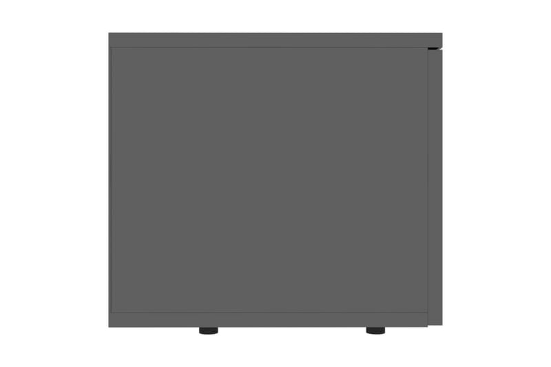 TV-taso korkeakiilto musta 80x34x30 cm lastulevy - Huonekalut - TV- & Mediakalusteet - Tv taso & Mediataso