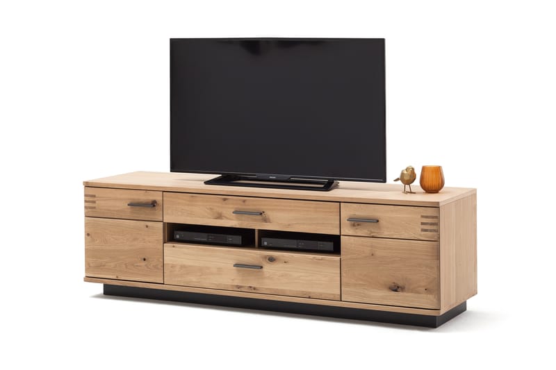 TV-taso Lamfers 180 cm - Tammi/Antrasiitti - Huonekalut - TV- & Mediakalusteet - Tv taso & Mediataso