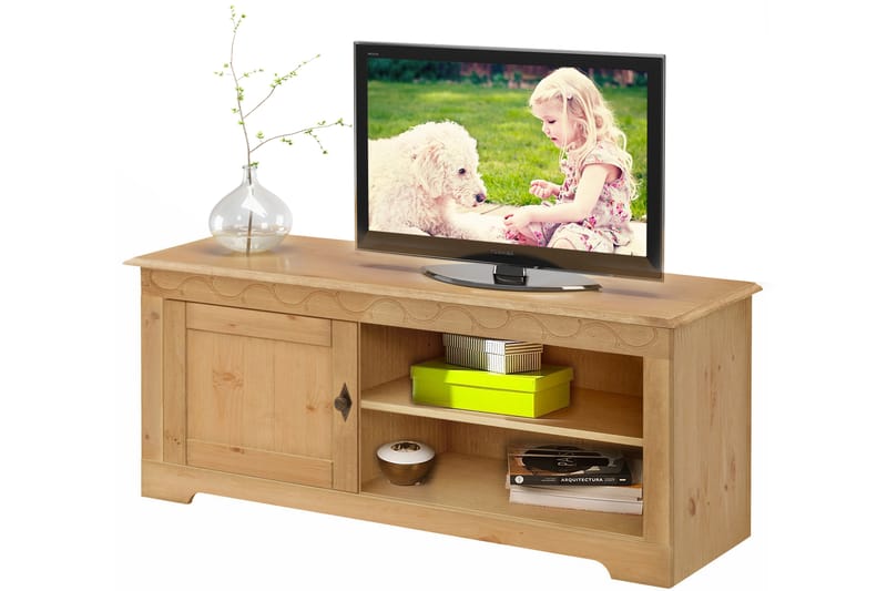 TV-taso Larens 125 cm - Ruskea - Huonekalut - TV- & Mediakalusteet - Tv taso & Mediataso