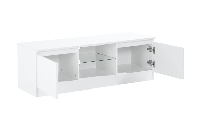 TV-taso Laritstorp 120 cm LED-valaistus - Valkoinen - Huonekalut - TV- & Mediakalusteet - Tv taso & Mediataso