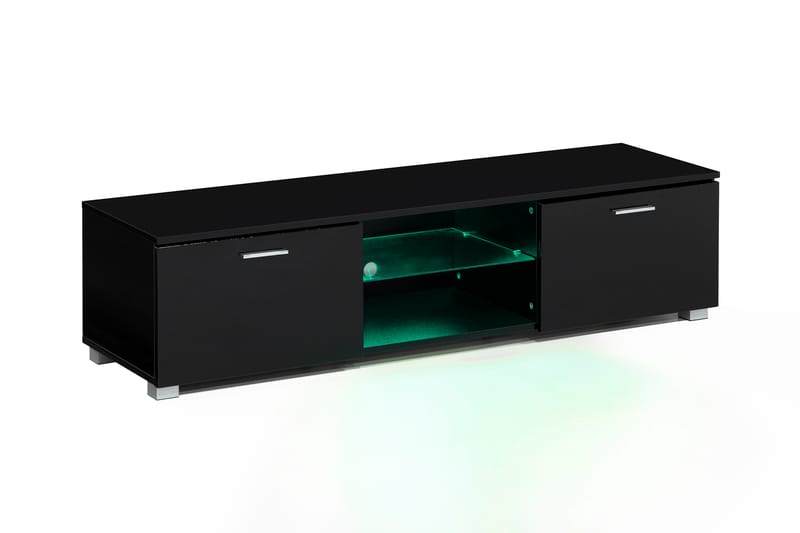 TV-taso Laritstorp 140 cm LED-valaistus - Musta - Huonekalut - TV- & Mediakalusteet - Tv taso & Mediataso
