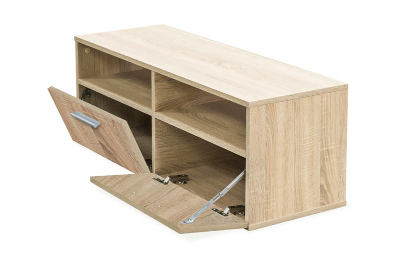TV-taso Lastulevy 95x35x36 cm Tammi - Ruskea - Huonekalut - TV- & Mediakalusteet - Tv taso & Mediataso
