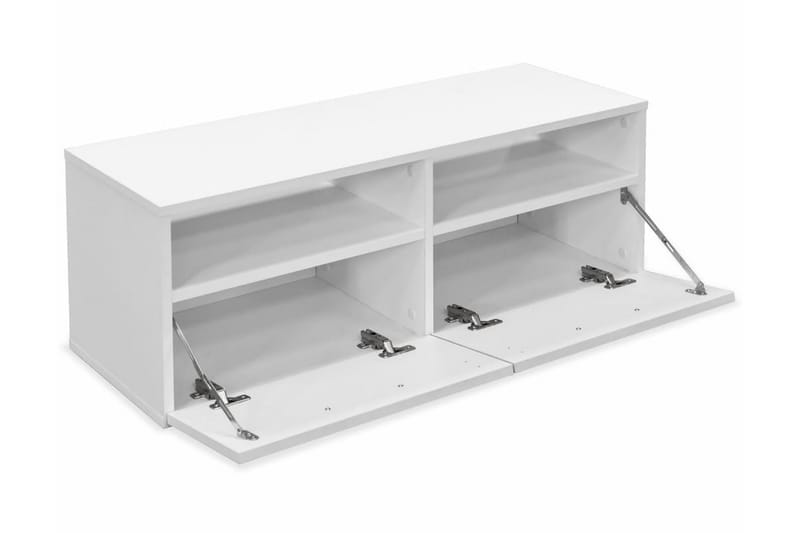 TV-taso Lastulevy 95x35x36 cm Valkoinen - Valkoinen - Huonekalut - TV- & Mediakalusteet - Tv taso & Mediataso