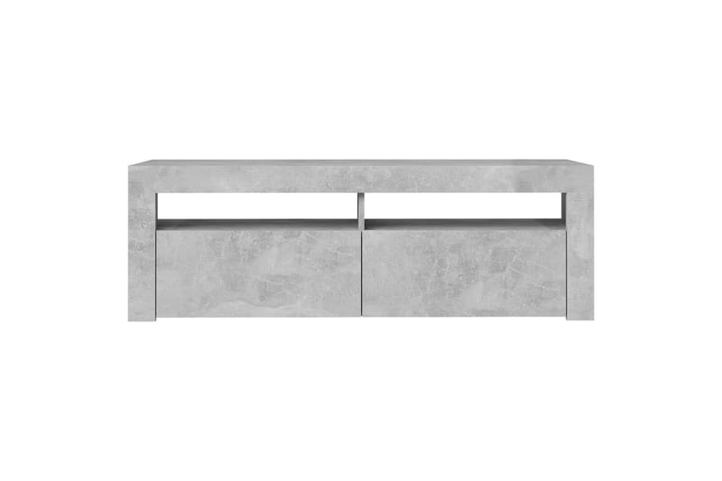 TV-taso LED-valoilla 120x35x40 cm - Betoninharmaa - Huonekalut - TV- & Mediakalusteet - Tv taso & Mediataso