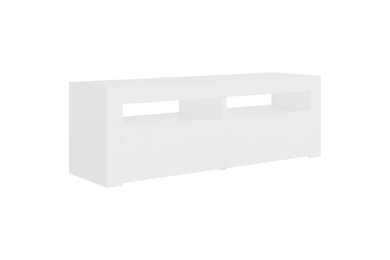 TV-taso LED-valoilla 120x35x40 cm - Valkoinen - Huonekalut - TV- & Mediakalusteet - Tv taso & Mediataso