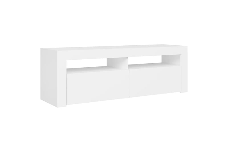 TV-taso LED-valoilla 120x35x40 cm - Valkoinen - Huonekalut - TV- & Mediakalusteet - Tv taso & Mediataso