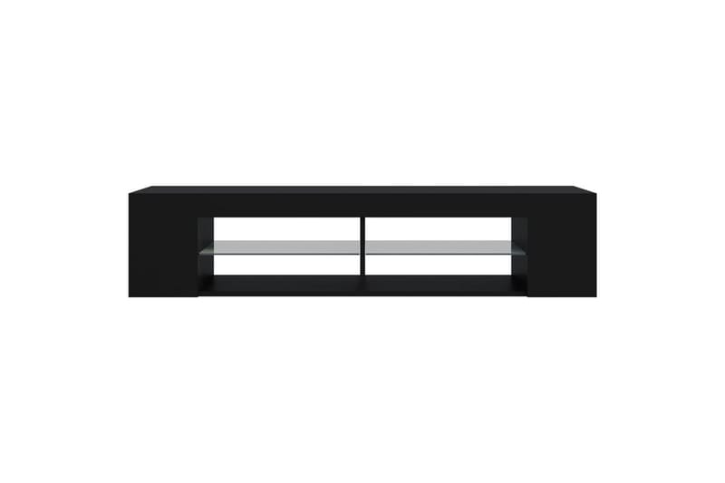 TV-taso LED-valoilla 135x39x30 cm - Musta - Huonekalut - TV- & Mediakalusteet - Tv taso & Mediataso