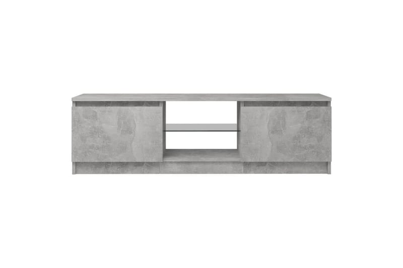TV-taso LED-valoilla betoninharmaa 120x30x35,5 cm - Huonekalut - TV- & Mediakalusteet - Tv taso & Mediataso