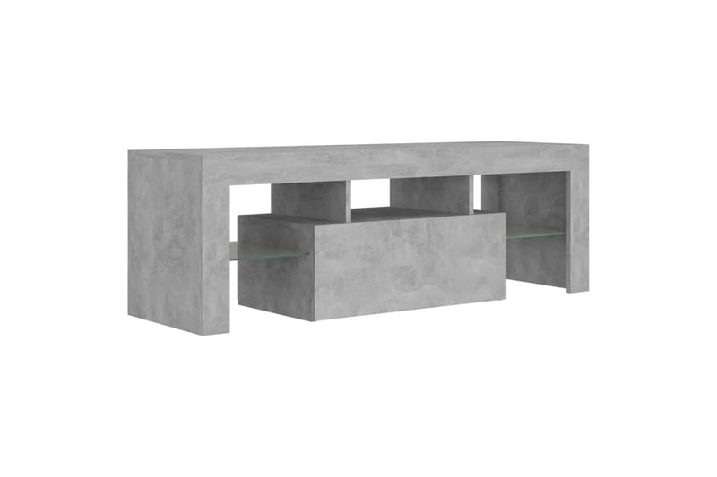 TV-taso LED-valoilla betoninharmaa 120x35x40 cm - Huonekalut - TV- & Mediakalusteet - Tv taso & Mediataso