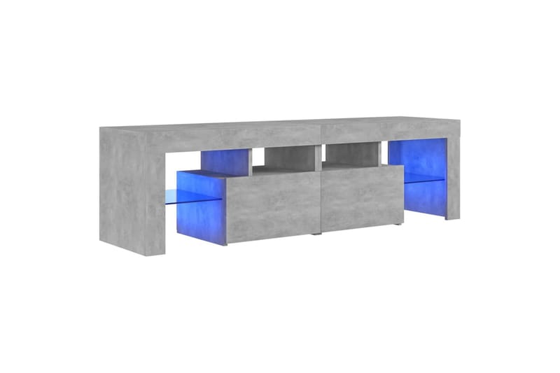 TV-taso LED-valoilla betoninharmaa 140x35x40 cm - Huonekalut - TV- & Mediakalusteet - Tv taso & Mediataso