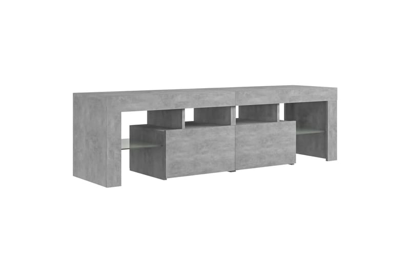 TV-taso LED-valoilla betoninharmaa 140x35x40 cm - Huonekalut - TV- & Mediakalusteet - Tv taso & Mediataso