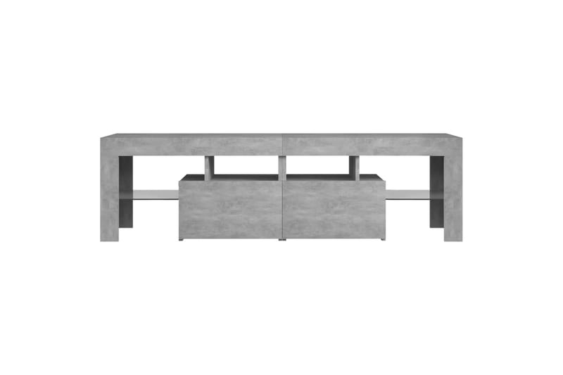 TV-taso LED-valoilla betoninharmaa 140x35x40 cm - Huonekalut - TV- & Mediakalusteet - Tv taso & Mediataso