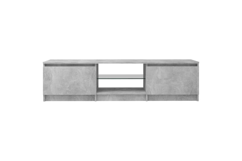 TV-taso LED-valoilla betoninharmaa 140x40x35,5 cm - Huonekalut - TV- & Mediakalusteet - Tv taso & Mediataso
