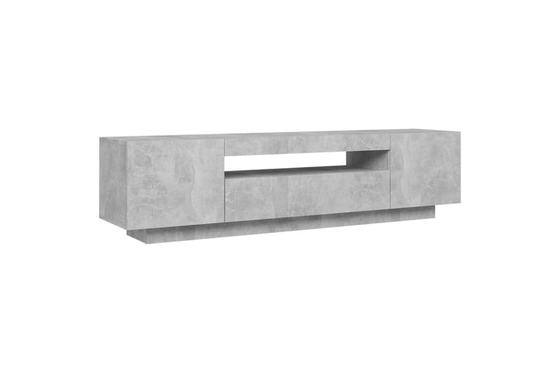 TV-taso LED-valoilla betoninharmaa 160x35x40 cm - Huonekalut - TV- & Mediakalusteet - Tv taso & Mediataso