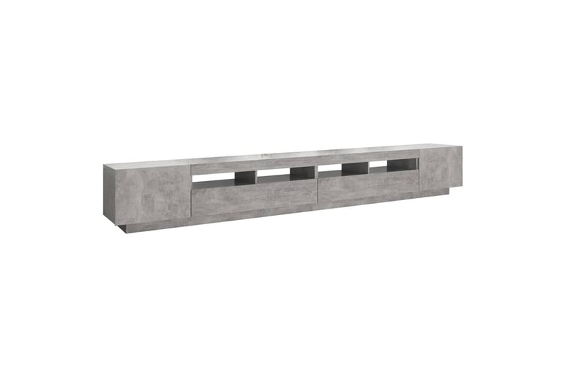 TV-taso LED-valoilla betoninharmaa 300x35x40 cm - Harmaa - Huonekalut - TV- & Mediakalusteet - Tv taso & Mediataso