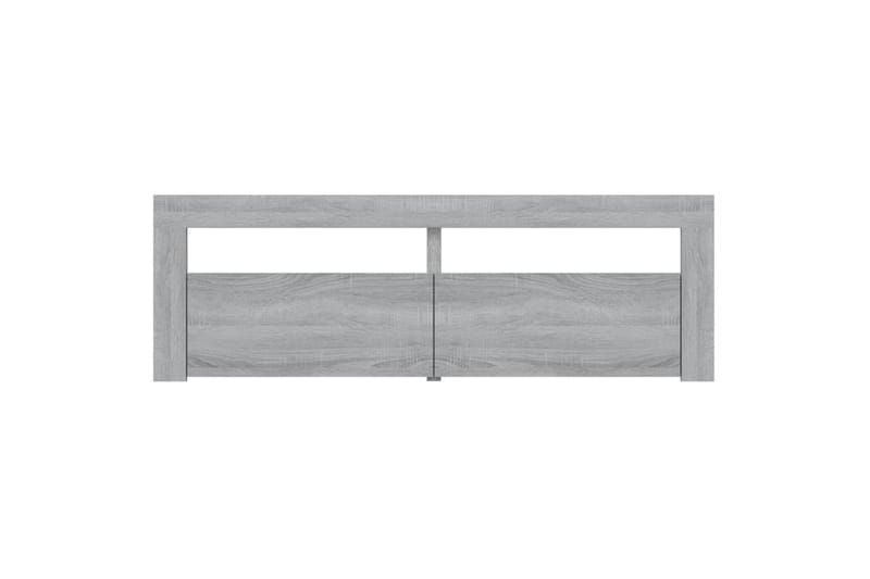 TV-taso LED-valoilla harmaa Sonoma 120x35x40 cm - Harmaa - Huonekalut - TV- & Mediakalusteet - Tv taso & Mediataso