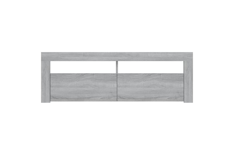 TV-taso LED-valoilla harmaa Sonoma 120x35x40 cm - Harmaa - Huonekalut - TV- & Mediakalusteet - Tv taso & Mediataso