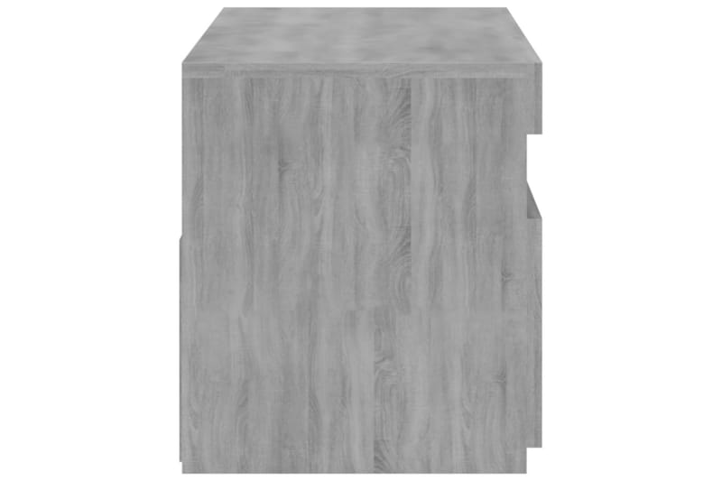 TV-taso LED-valoilla harmaa Sonoma 75x35x40 cm - Harmaa - Huonekalut - TV- & Mediakalusteet - Tv taso & Mediataso