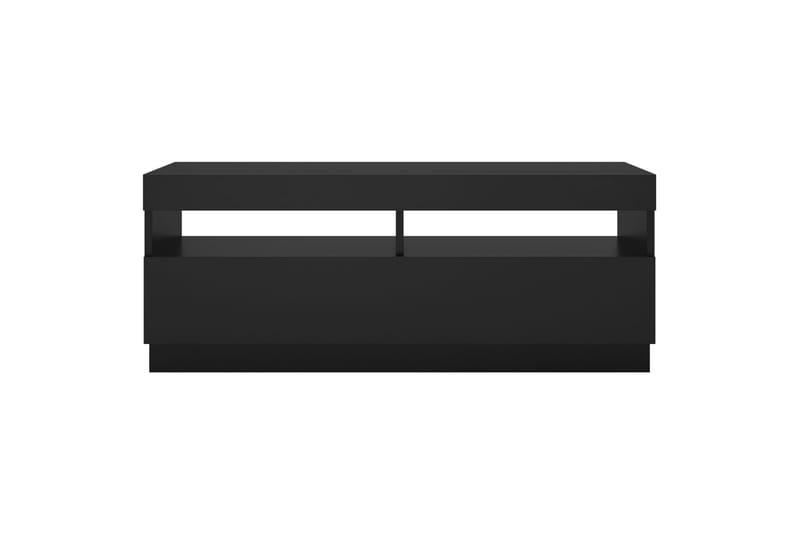 TV-taso LED-valoilla musta 100x35x40 cm - Huonekalut - TV- & Mediakalusteet - Tv taso & Mediataso