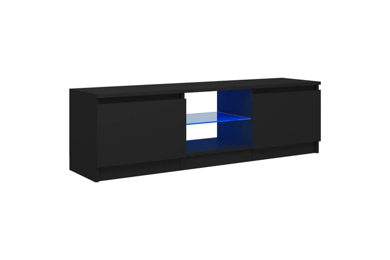 TV-taso LED-valoilla musta 120x30x35,5 cm - Huonekalut - TV- & Mediakalusteet - Tv taso & Mediataso