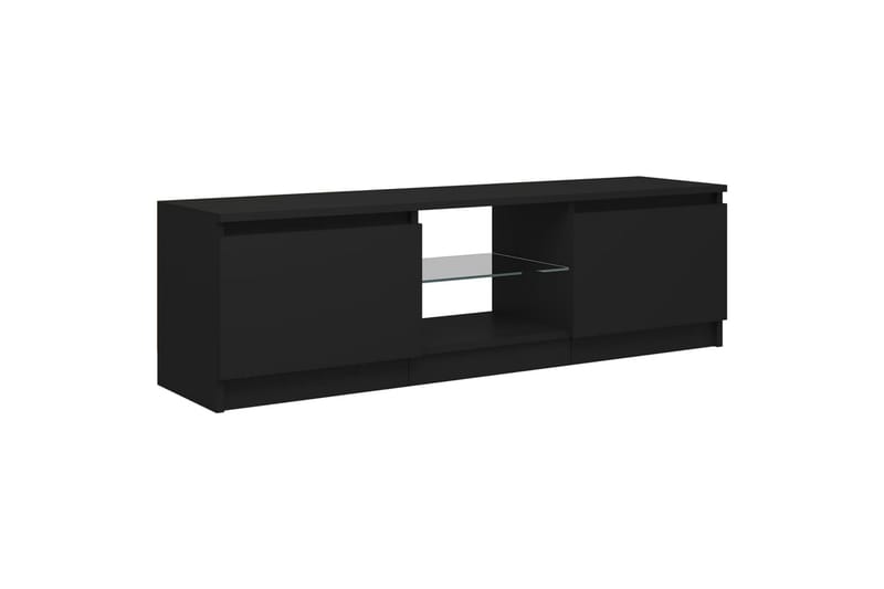 TV-taso LED-valoilla musta 120x30x35,5 cm - Huonekalut - TV- & Mediakalusteet - Tv taso & Mediataso