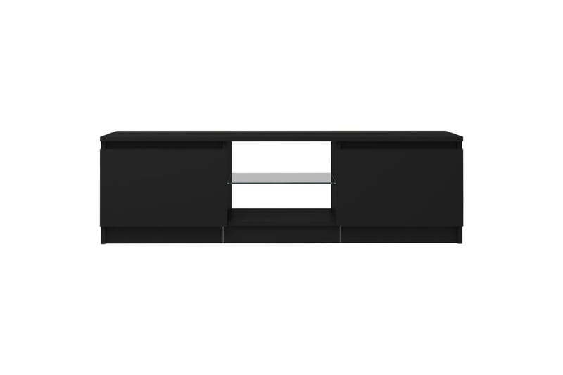 TV-taso LED-valoilla musta 120x30x35,5 cm - Huonekalut - TV- & Mediakalusteet - Tv taso & Mediataso