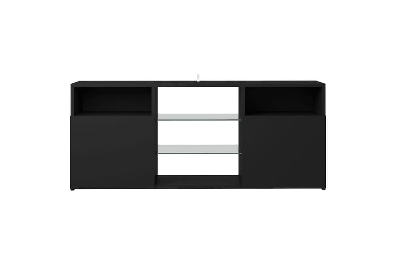 TV-taso LED-valoilla musta 120x30x50 cm - Huonekalut - TV- & Mediakalusteet - Tv taso & Mediataso
