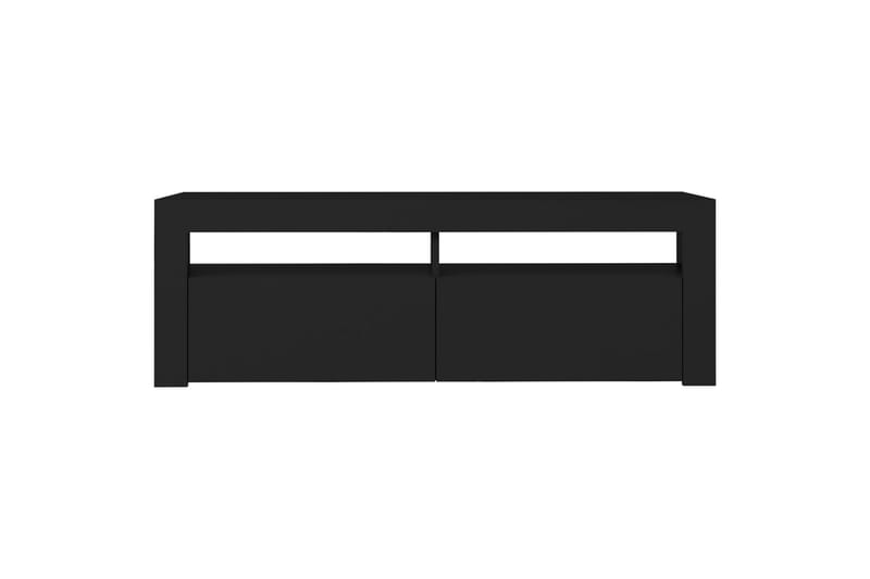 TV-taso LED-valoilla musta 120x35x40 cm - Musta - Huonekalut - TV- & Mediakalusteet - Tv taso & Mediataso