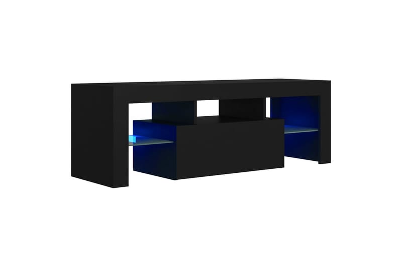 TV-taso LED-valoilla musta 120x35x40 cm - Huonekalut - TV- & Mediakalusteet - Tv taso & Mediataso
