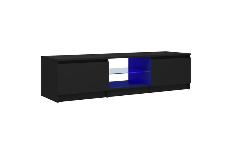 TV-taso LED-valoilla musta 140x40x35,5 cm - Huonekalut - TV- & Mediakalusteet - Tv taso & Mediataso