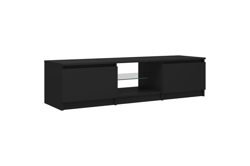 TV-taso LED-valoilla musta 140x40x35,5 cm - Huonekalut - TV- & Mediakalusteet - Tv taso & Mediataso