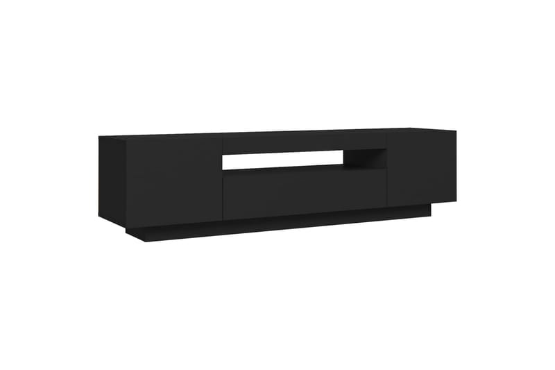 TV-taso LED-valoilla musta 160x35x40 cm - Huonekalut - TV- & Mediakalusteet - Tv taso & Mediataso