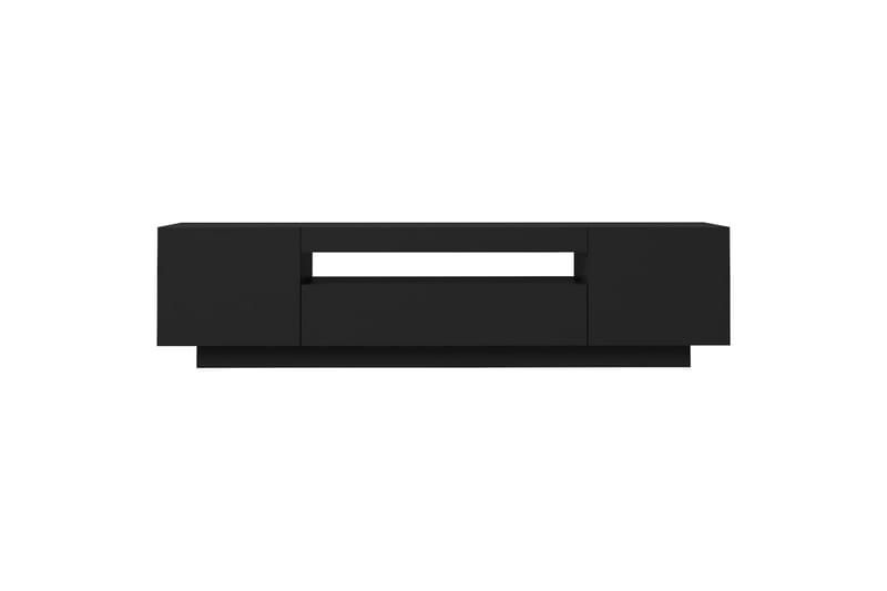TV-taso LED-valoilla musta 160x35x40 cm - Huonekalut - TV- & Mediakalusteet - Tv taso & Mediataso