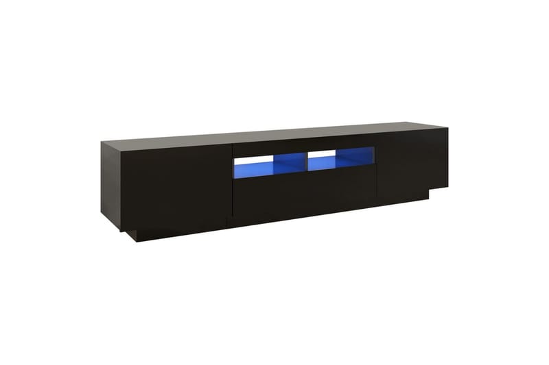 TV-taso LED-valoilla musta 180x35x40 cm - Musta - Huonekalut - TV- & Mediakalusteet - Tv taso & Mediataso