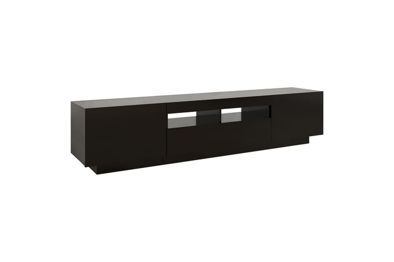 TV-taso LED-valoilla musta 180x35x40 cm - Musta - Huonekalut - TV- & Mediakalusteet - Tv taso & Mediataso