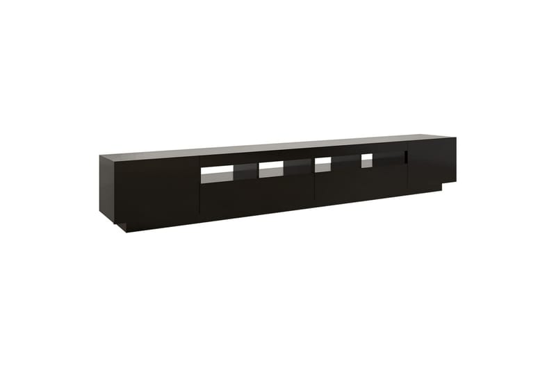 TV-taso LED-valoilla musta 260x35x40 cm - Musta - Huonekalut - TV- & Mediakalusteet - Tv taso & Mediataso