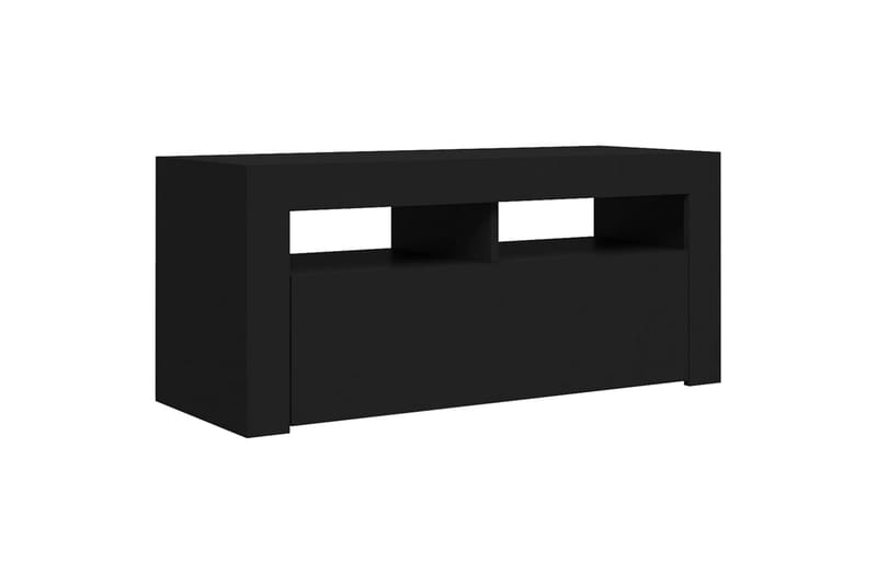 TV-taso LED-valoilla musta 90x35x40 cm - Huonekalut - TV- & Mediakalusteet - Tv taso & Mediataso