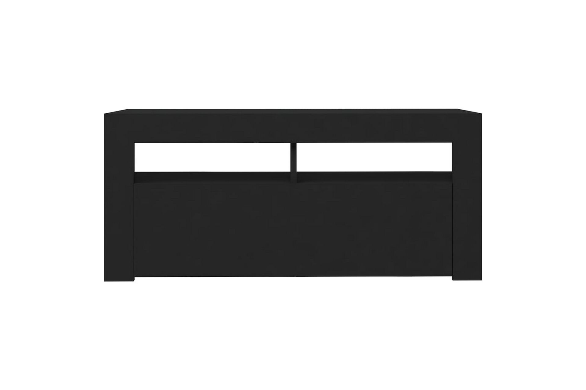 TV-taso LED-valoilla musta 90x35x40 cm - Huonekalut - TV- & Mediakalusteet - Tv taso & Mediataso