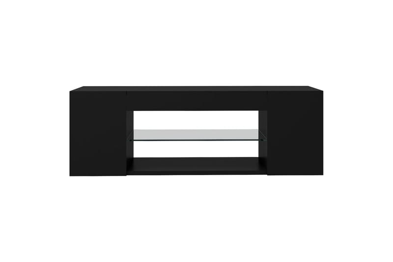 TV-taso LED-valoilla musta 90x39x30 cm - Huonekalut - TV- & Mediakalusteet - Tv taso & Mediataso