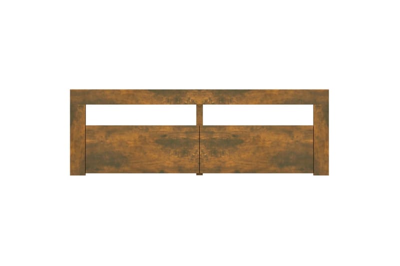 TV-taso LED-valoilla savutammi 120x35x40 cm - Ruskea - Huonekalut - TV- & Mediakalusteet - Tv taso & Mediataso