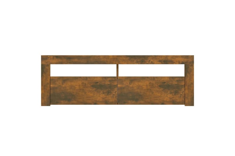 TV-taso LED-valoilla savutammi 120x35x40 cm - Ruskea - Huonekalut - TV- & Mediakalusteet - Tv taso & Mediataso
