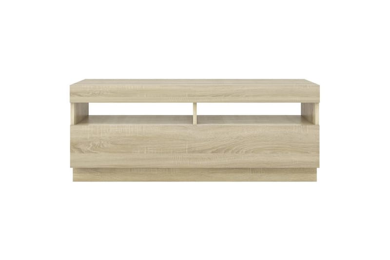 TV-taso LED-valoilla Sonoma-tammi 100x35x40 cm - Huonekalut - TV- & Mediakalusteet - Tv taso & Mediataso