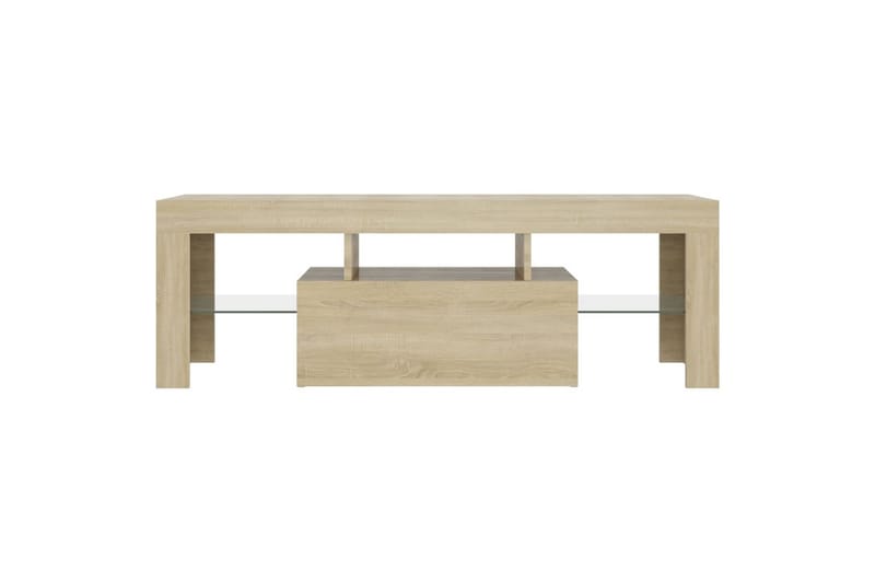 TV-taso LED-valoilla Sonoma-tammi 120x35x40 cm - Huonekalut - TV- & Mediakalusteet - Tv taso & Mediataso